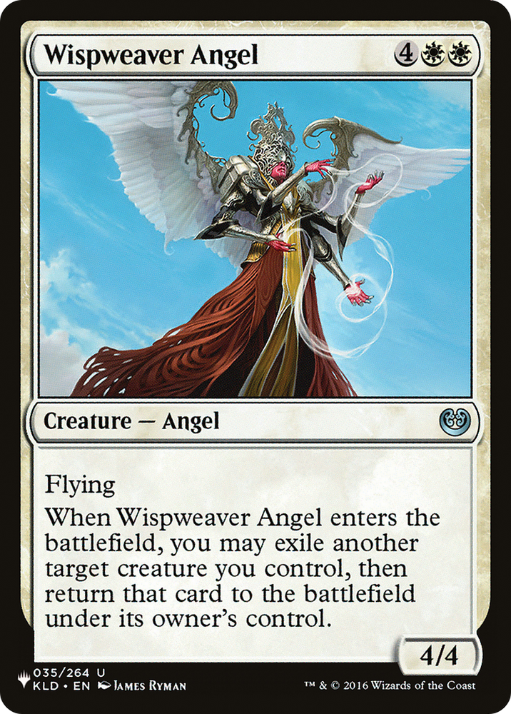 Wispweaver Angel [The List] Magic: The Gathering