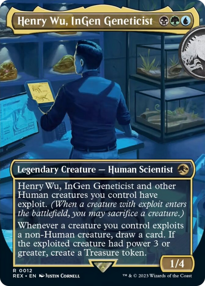 Henry Wu, InGen Geneticist (Borderless) [Jurassic World Collection] Magic: The Gathering