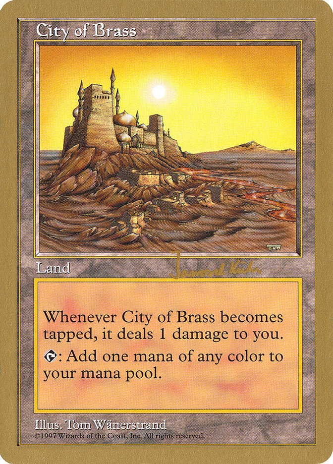 City of Brass (Janosch Kuhn) [World Championship Decks 1997] Magic: The Gathering