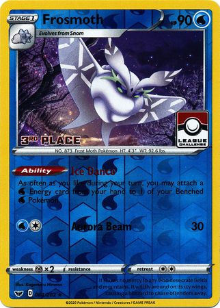 Frosmoth (064/202) (League Promo 3rd Place) [Sword & Shield: Base Set] Pokémon