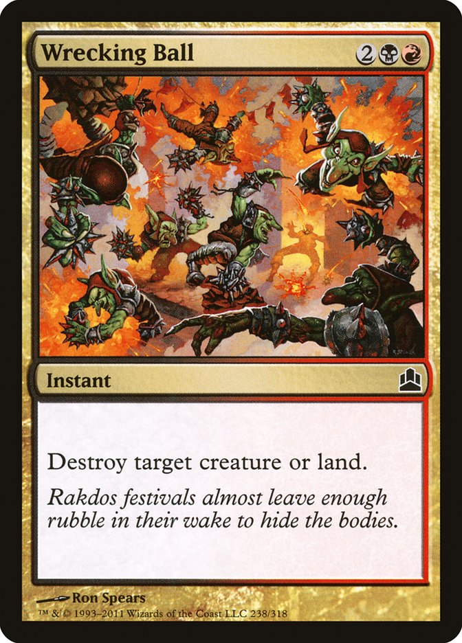 Wrecking Ball [Commander 2011] Magic: The Gathering
