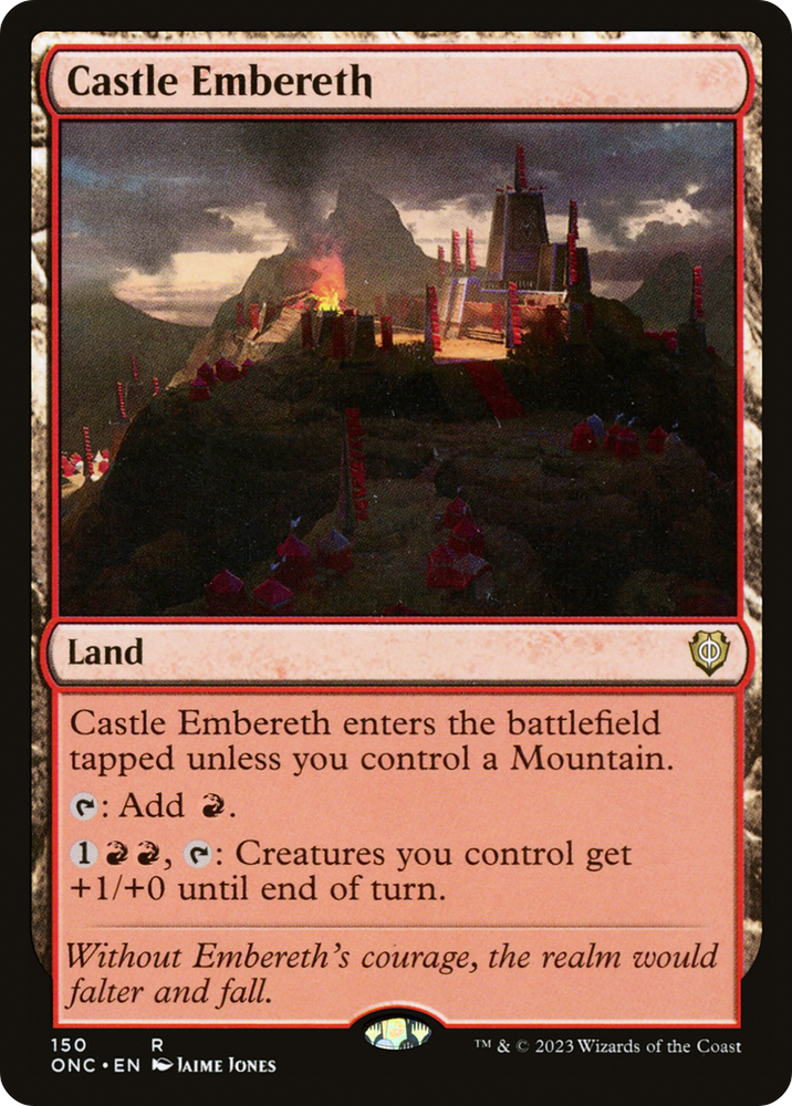 Castle Embereth [Phyrexia: All Will Be One Commander] Magic: The Gathering