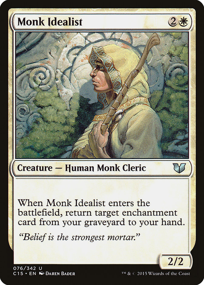 Monk Idealist [Commander 2015] Magic: The Gathering
