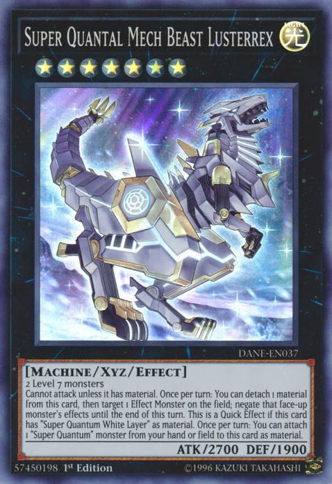 Super Quantal Mech Beast Lusterrex [DANE-EN037] Super Rare - Yugioh Cards For Your TCG Needs!