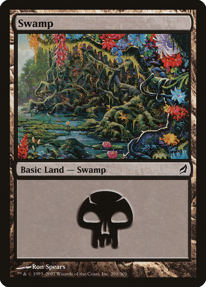 Swamp (291) [Lorwyn] Magic: The Gathering