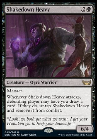 Shakedown Heavy (Promo Pack) [Streets of New Capenna Promos] Magic: The Gathering