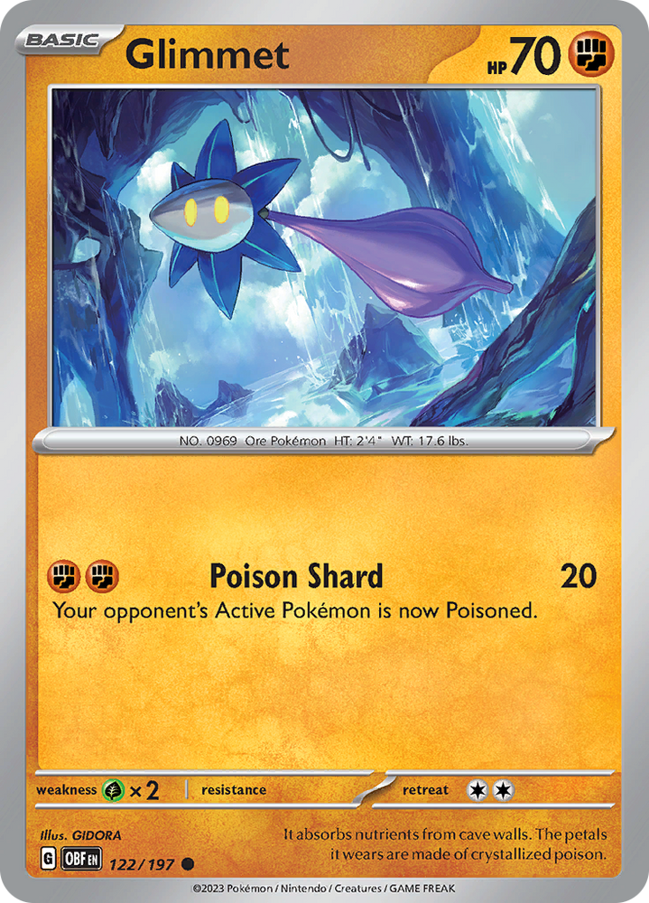 Glimmet (122/197) [Scarlet & Violet: Obsidian Flames] Pokémon