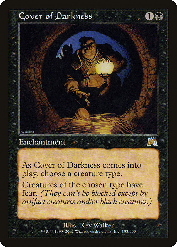 Cover of Darkness [Onslaught] Magic: The Gathering