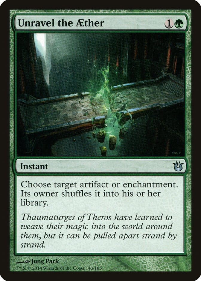 Unravel the Aether [Born of the Gods] Magic: The Gathering