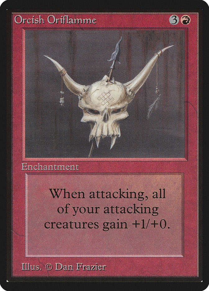 Orcish Oriflamme [Beta Edition] Magic: The Gathering