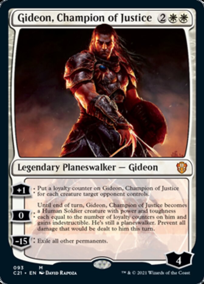 Gideon, Champion of Justice [Commander 2021] Magic: The Gathering