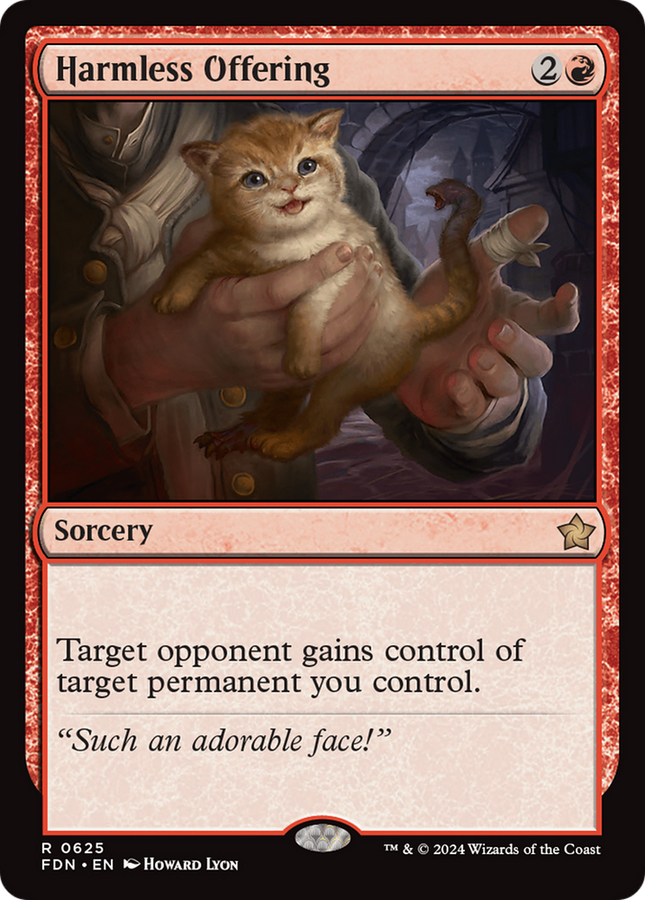Harmless Offering [Foundations] Magic: The Gathering