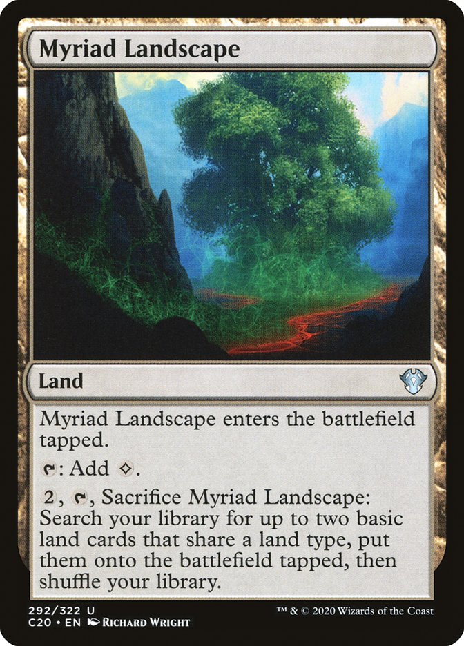 Myriad Landscape [Commander 2020] Magic: The Gathering