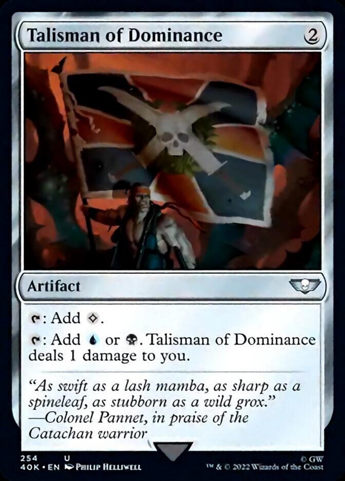 Talisman of Dominance (254) (Surge Foil) [Warhammer 40,000] Magic: The Gathering