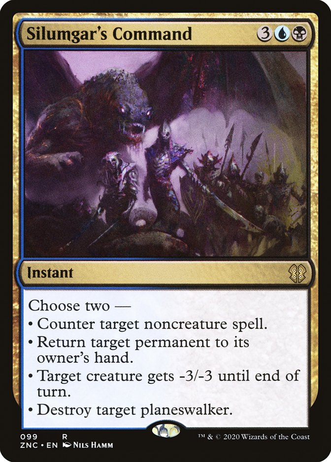 Silumgar's Command [Zendikar Rising Commander] Magic: The Gathering