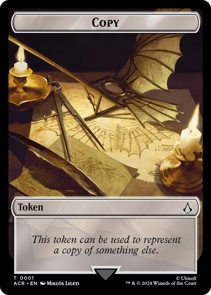 Copy Token [Assassin's Creed Tokens] Magic: The Gathering