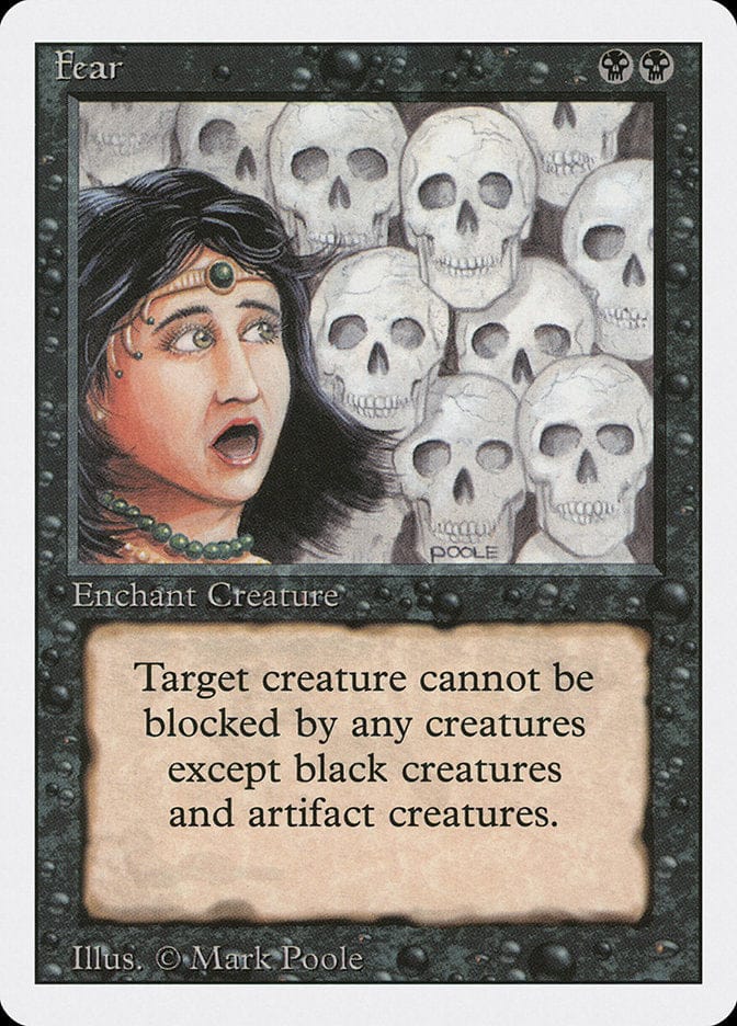 Fear [Revised Edition] Magic: The Gathering