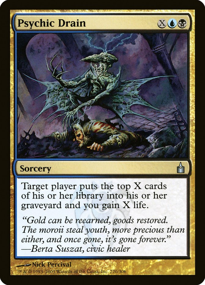 Psychic Drain [Ravnica: City of Guilds] Magic: The Gathering