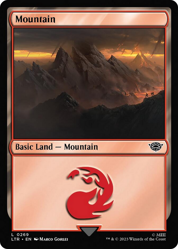 Mountain (269) [The Lord of the Rings: Tales of Middle-Earth] Magic: The Gathering