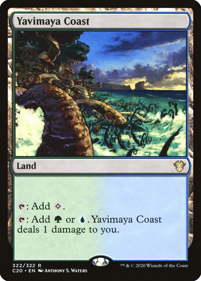Yavimaya Coast [Commander 2020] Magic: The Gathering