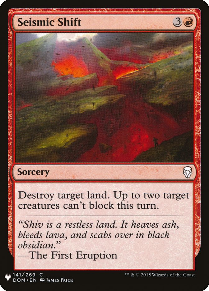 Seismic Shift [Mystery Booster] Magic: The Gathering