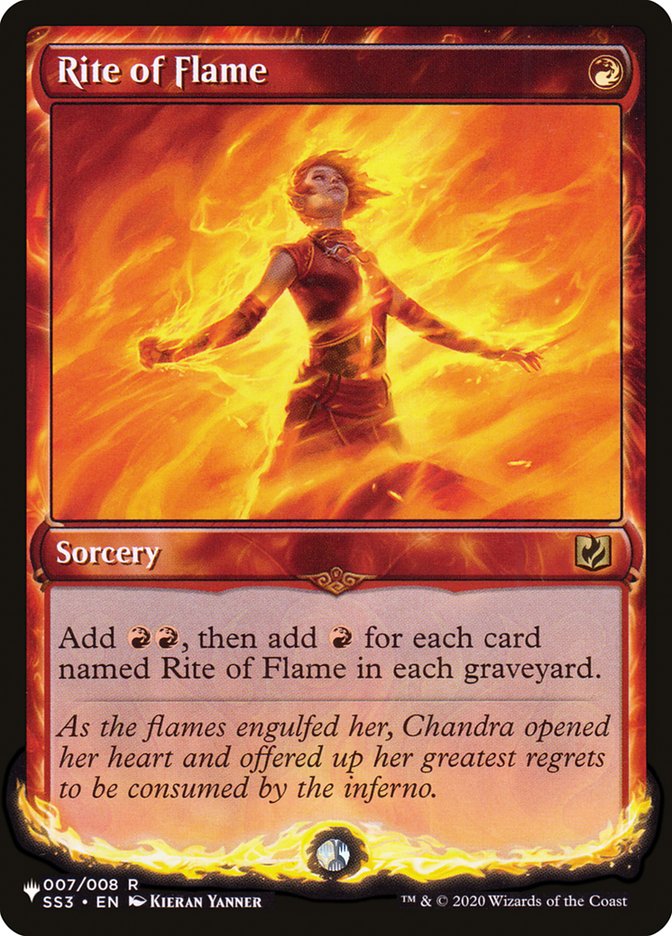 Rite of Flame [The List] Magic: The Gathering