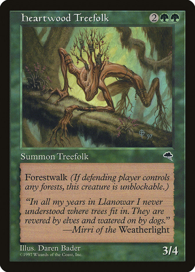 Heartwood Treefolk [Tempest] Magic: The Gathering