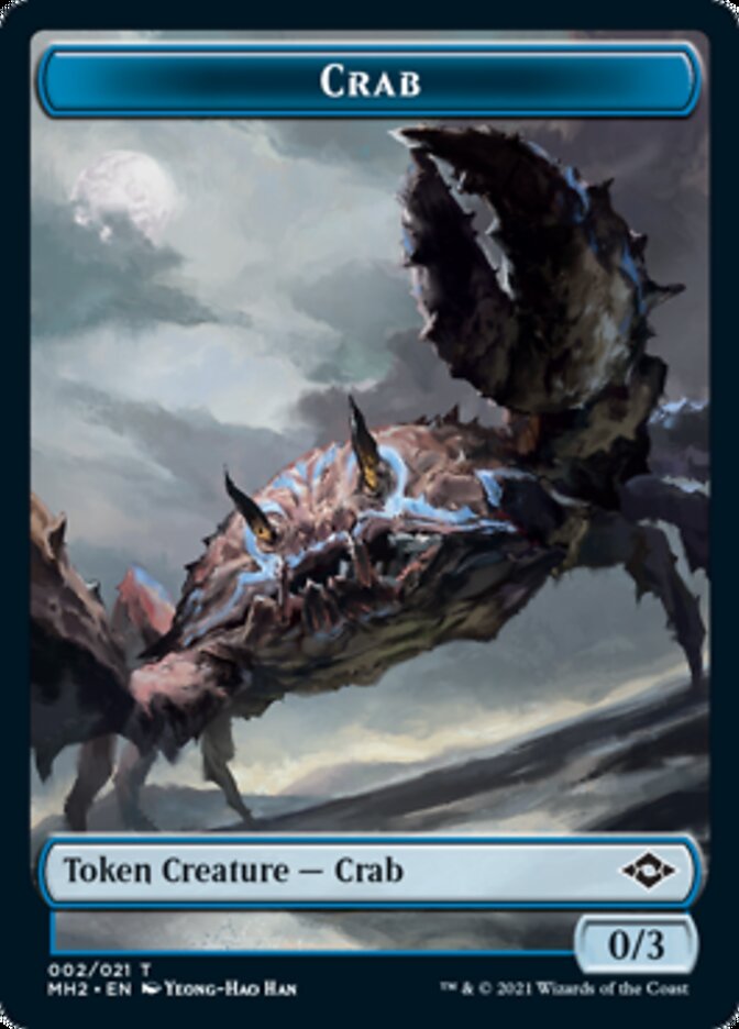 Crab // Treasure (20) Double-Sided Token [Modern Horizons 2 Tokens] Magic: The Gathering