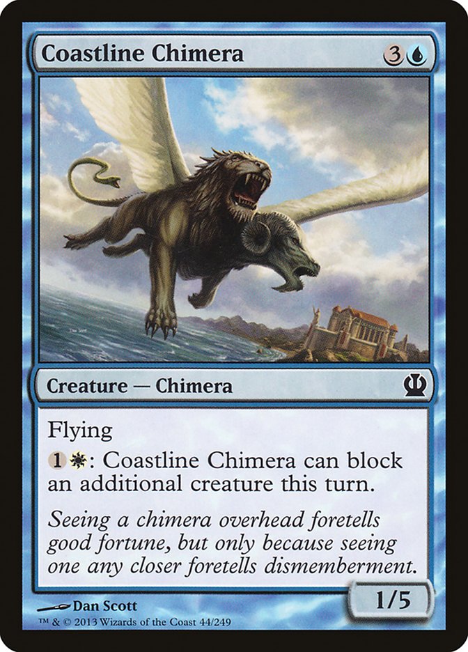 Coastline Chimera [Theros] Magic: The Gathering