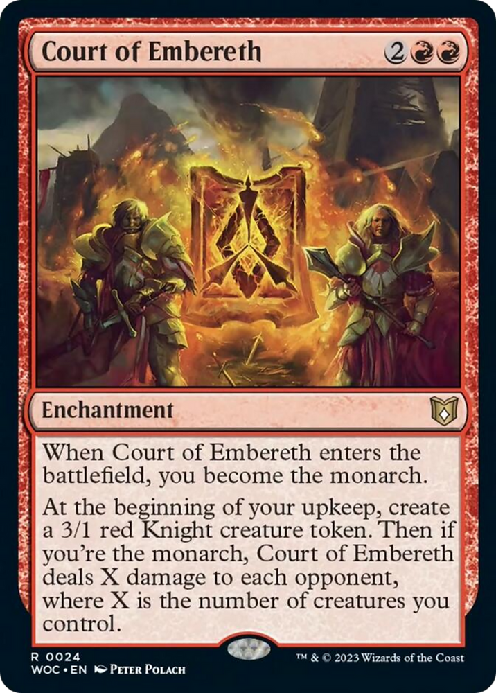 Court of Embereth [Wilds of Eldraine Commander] Magic: The Gathering