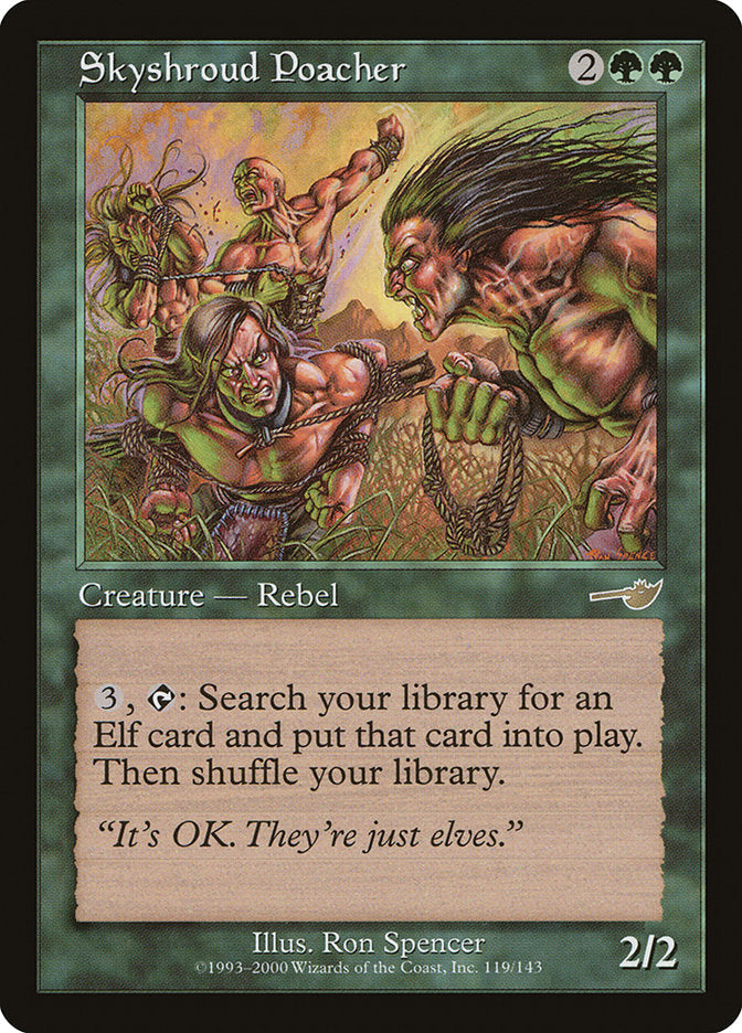 Skyshroud Poacher [Nemesis] Magic: The Gathering