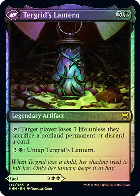 Tergrid, God of Fright // Tergrid's Lantern [Kaldheim Prerelease Promos] Magic: The Gathering