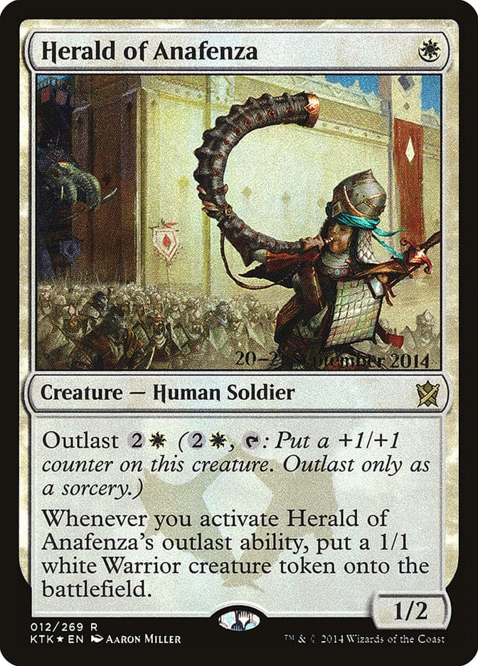 Herald of Anafenza [Khans of Tarkir Prerelease Promos] Magic: The Gathering