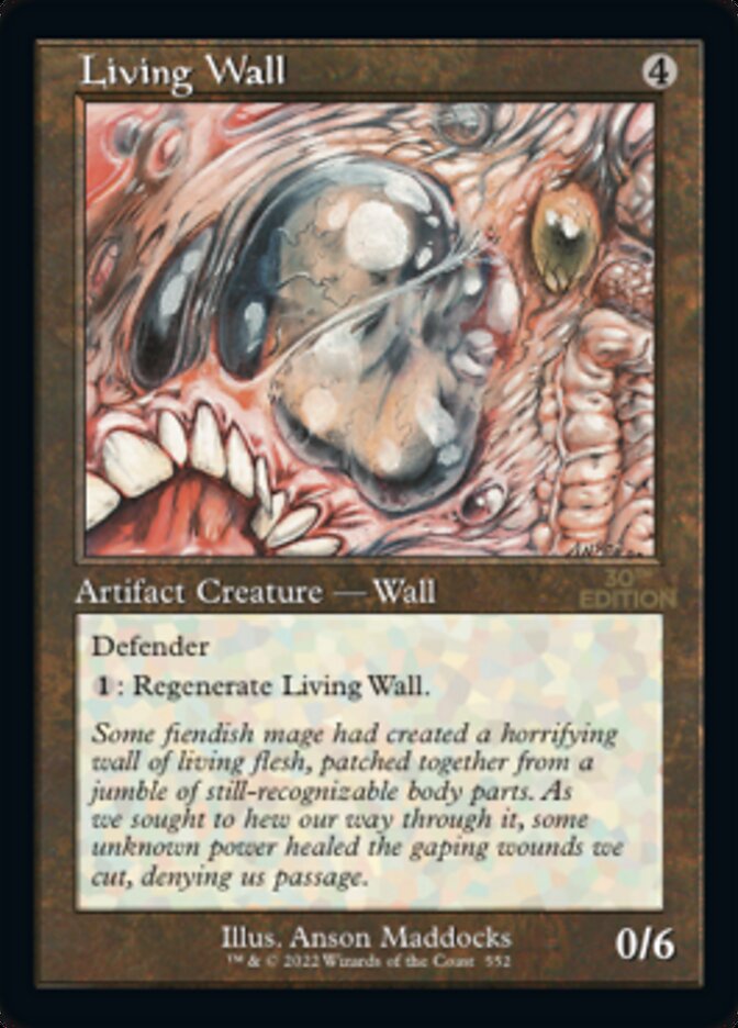 Living Wall (Retro) [30th Anniversary Edition] Magic: The Gathering