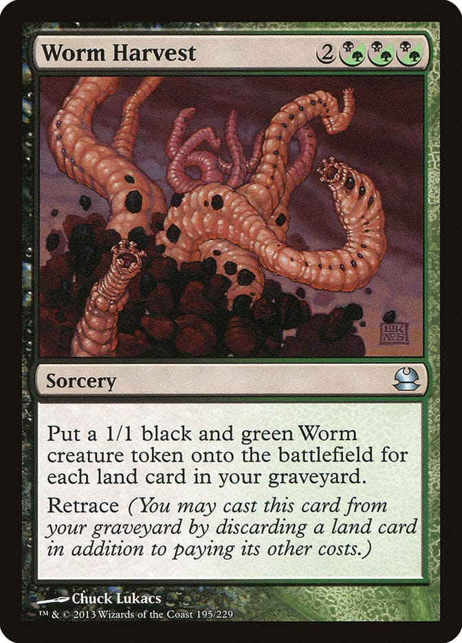 Worm Harvest [Modern Masters] Magic: The Gathering