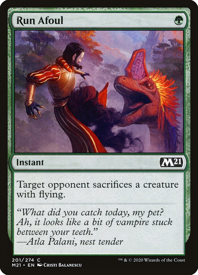 Run Afoul [Core Set 2021] Magic: The Gathering