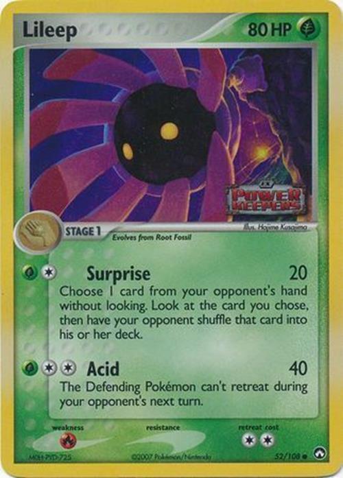 Lileep (52/108) (Stamped) [EX: Power Keepers] Pokémon