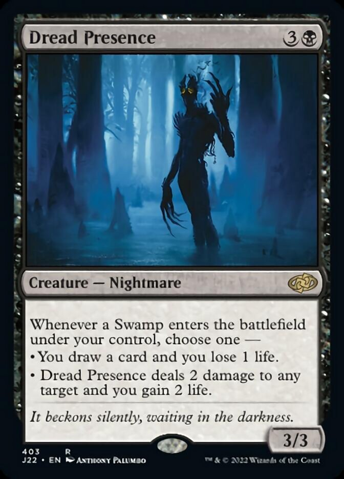 Dread Presence [Jumpstart 2022] Magic: The Gathering