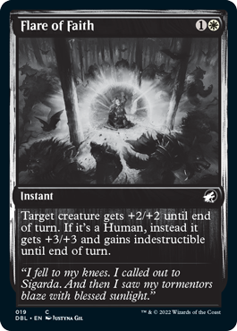 Flare of Faith [Innistrad: Double Feature] Magic: The Gathering