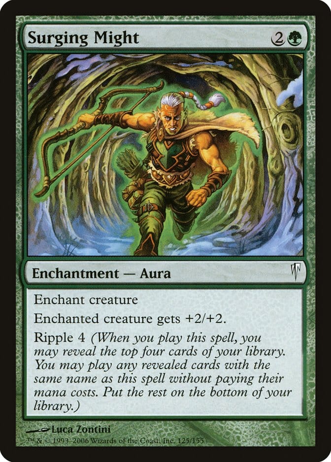 Surging Might [Coldsnap] Magic: The Gathering