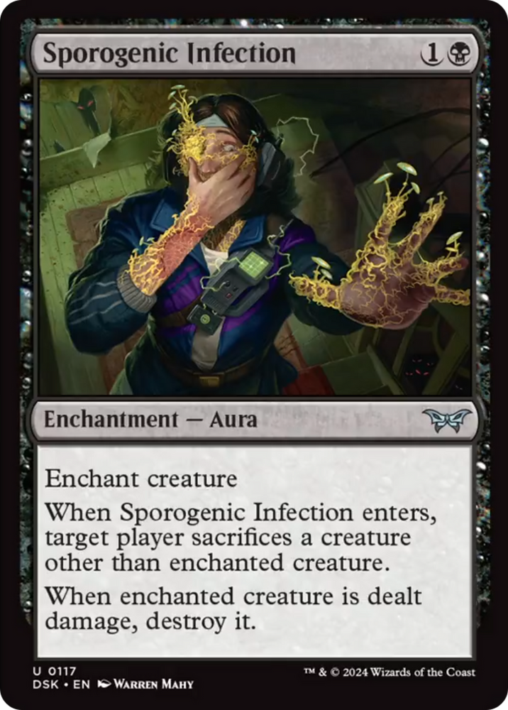 Sporogenic Infection [Duskmourn: House of Horror] Magic: The Gathering