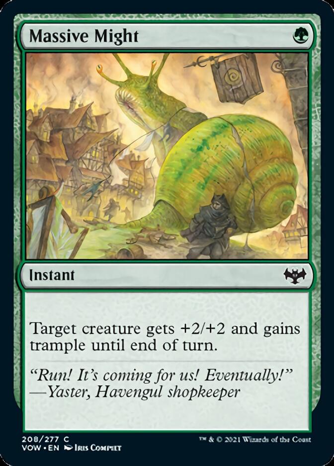 Massive Might [Innistrad: Crimson Vow] Magic: The Gathering