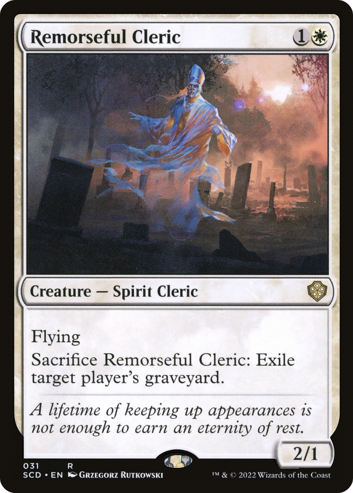 Remorseful Cleric [Starter Commander Decks] Magic: The Gathering