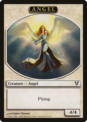 Angel // Demon Double-Sided Token (Oversized) [Open the Helvault] Magic: The Gathering