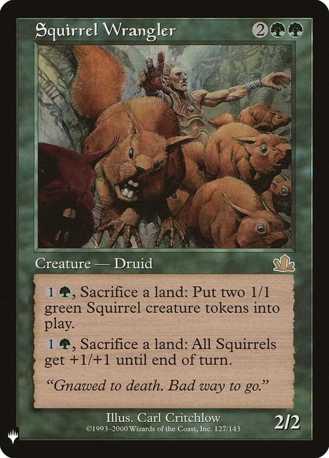 Squirrel Wrangler [The List] Magic: The Gathering