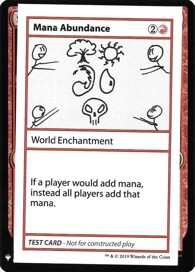 Mana Abundance [Mystery Booster Playtest Cards] Magic: The Gathering