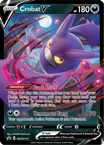 Crobat V (SWSH110) [Sword & Shield: Black Star Promos] Pokémon