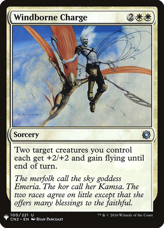 Windborne Charge [Mystery Booster] Magic: The Gathering