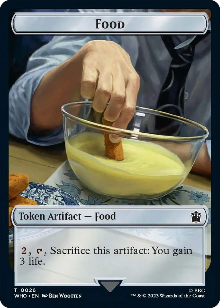 Food Token [Doctor Who Tokens] Magic: The Gathering