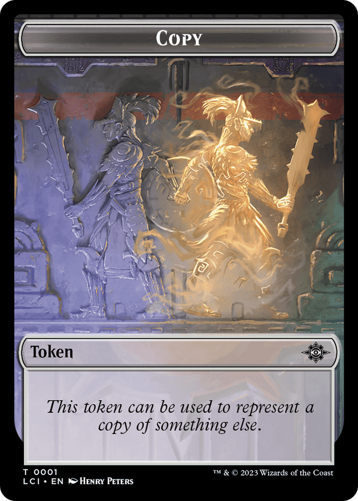 Copy // Angel Double-Sided Token [The Lost Caverns of Ixalan Tokens] Magic: The Gathering